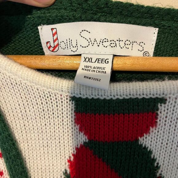 Jolly Sweaters Ugly Christmas sweater Christmas  XXL Holiday novelty sweater - Picture 5 of 5